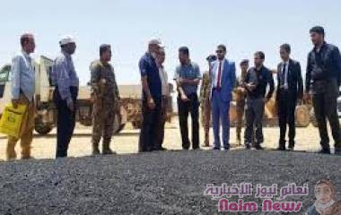 الدكتور لمروق يدشن عملية اعادة تأهيل طريق العبر عتق