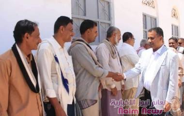 الوكيلُ عبدون يَفْتَتِحُ (٦) مشاريعَ تربويةٍ وتعليميةٍ بمديريةِ وادي العين وحورة  ويَخْتَتِمُ زيارتَهُ لوادي وصحراء حضرموتَ بإجمالي ( ٥٨) مشروعاً تَمَّ افتتاحُها