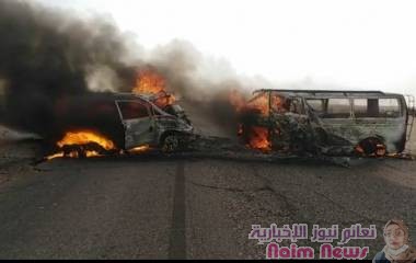 حادث مروري مروع يودي بحياة 12 شخصا في طريق العبر