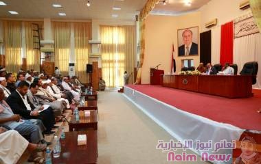 البركاني يلتقي الشخصيات السياسية والاكاديمية بسيئون