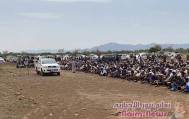 تشييع جثمان الشيخ محمد لمروق بمرخة شبوة. 