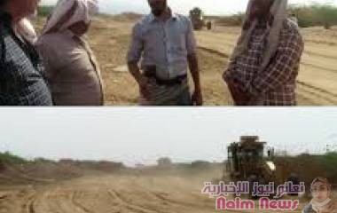 أبين: تدشين اعمال المرحلة الاولى لمشروع الطريق الدائري بشقرة بتمويل من الفضلي*