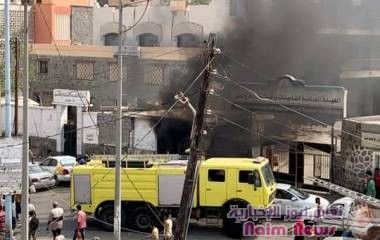 احتراق المحولات الكهربائية في منطقة الخساف كريتر