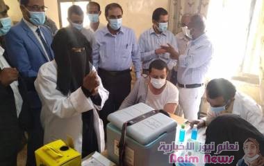 تدشين حملة التحصين بلقاح جونسون في شبوة. 