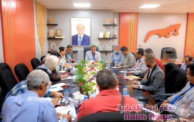 المحافظ لملس يترأس اجتماعا موسعا لمديري المديريات وبعض المكاتب الخدمية 