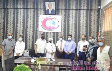 تنفيذا لتوجيهات وزير الصحة فريق هندسي يدشن تسليم مواقع انشاء محطات الاوكسجين ضمن مشروع الاوكسجين الوطني