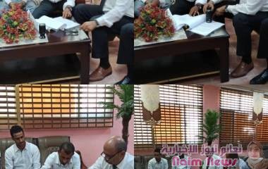 عدن /كلية طب الاسنان توقيع اتفاقيه مع مؤسسة السلام للتنميهالانسانيه وحماية البيئه