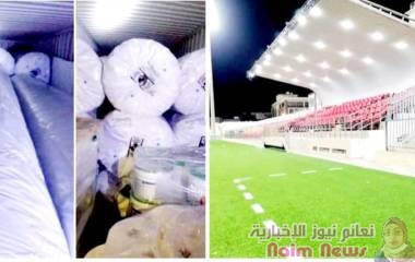 وصول العشب لملعب الحبيشي يوم لن أنساه والخوف الآن لضياع الملعب لعدم وجود ادوات الصيانة