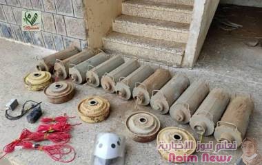 تطهير مدرسة أبوبكر الصديق من الالغام