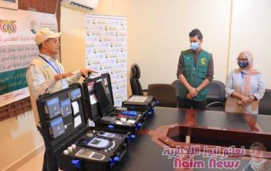 مركز الملك سلمان للإغاثة يسلّم أجهزة مختصة لفحص وتنقية المياه ومكافحة الكوليرا لوزارة المياه والبيئة اليمنية