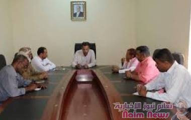 محافظ أبين يلتقي رئيس مجلس ادارة جمعية الحكمة اليمانية