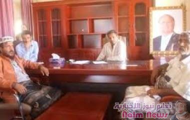 محافظ أبين يلتقي قيادة السلطة المحلية في مديرية لودر