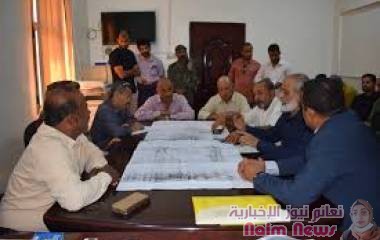 الوكيل النوبة يناقش مع إدارة هيئة الاراضي استكمال إجراءات صرف أراض لأسر الشهداء والجرحى من محافظتي عدن والضالع
