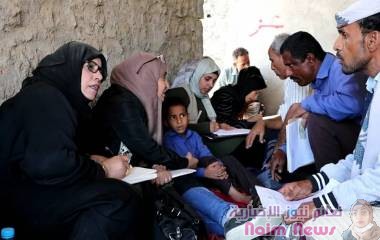 اللجنة الوطنية للتحقيق تزور قرى مديرية مقبنة غرب تعز وتستمع لعدد من ضحايا الانتهاكات الجسمية لحقوق الإنسان 