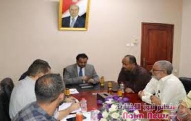 وزير التربية والتعليم العكبري يلتقي قطاع المشاريع ويؤكد أن المرحلة مرحلة بناء وتنمية وتعافي