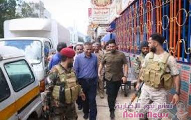 الجاوي والسقاف يجتمعان ويقومان بسلسلة نزولات تفقدية للتاكد من ضبط الاسعار بمديرية المعلا