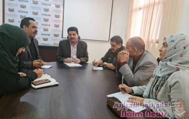 اللجنة الوطنية للتحقيق تلقتي بمدير امن عدن وتناقش معه عدد من ملفات حقوق الانسان