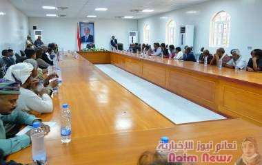 محافظ شبوة يدعو الى حماية الحريات وتجريم ظاهرة الاعتقال خارج اطار القانون  .