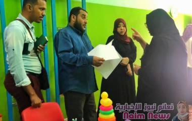 مدير صندوق المعاقين ورئيس مؤسسة يماني الإنسانية يزوران جمعية أطفال عدن للتوحد