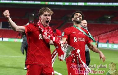 صلاح يعلق بكلمتين على تتويجه بكأس الرابطة مع ليفربول