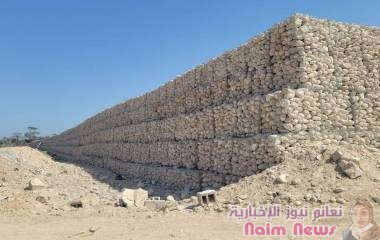 مدير عام مكتب الزراعة والري يطّلع على مشاريع الدفاعات الجابيونية المنجزة في العام 2021-2022