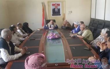 للقاء محلي تعز لتاييد المجلس الرئاسي مع استعرض معاناة تعز وفك حصارها