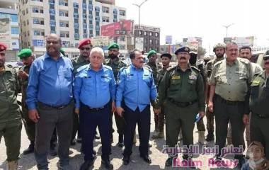 تنفيذا لتوجيهات وزير الداخلية اللواء الركن إبراهيم حيدان..... وكيل وزارة الداخلية يدشن أسبوع المرور العربي بالعاصمة المؤقتة عدن