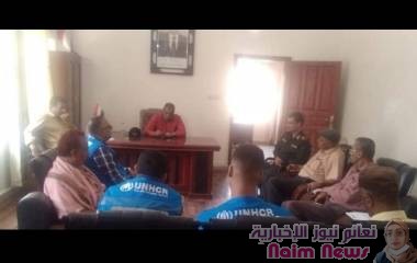 السلطة المحلية بالشمايتين تلتقي فريق المفوضية السامية لشؤون اللاجئين 