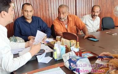 مدير عام البريقة يناقش خطة النظافة خلال إجازة عيد الأضحى المبارك*