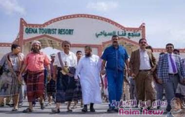 افتتاح المرحلة الاولى من مشروع منتجع قنا السياحي .