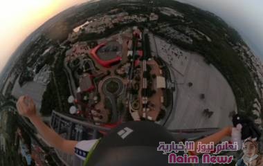 أسبانيا.. الحكم على مغامر بالسجن بعد تنفيذه قفزة من أعلى وأسرع "قطار أفعواني"