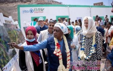 وفد ألماني رفيع يطلع على الاحتياجات الإنسانية في لحج برفقة ممثلين عن WFP