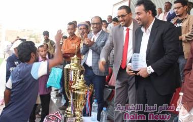 بحضور معالي وزير التربية والتعليم الأستاذ طارق العكبري.. منتخب أبين المدرسي يتوج بطلا للبطولة المدرسية الثالثة