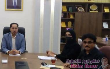 وزير الشباب والرياضة يلتقي أمين عام الإتحاد اليمني لكرة القدم عدن*