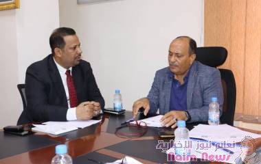 نائب وزير الصناعة يناقش مع مدير المؤسسة الاقتصادية تفعيل الشراكة بين الجانبين* 