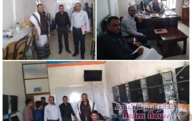 مدير عام قعطبة يدشن العام الدراسي الجديد في المعهد الوطني للعلوم والتكنولوجيا