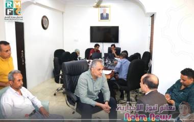 الماس يطلع على احتياجات مديرية دار سعد من المشاريع التأهيلية لطرقاتها 