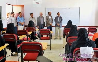 تدشين امتحانات القبول بمعهد الدكتور مقلم بشبوة .