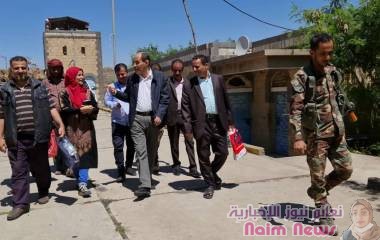 اللجنة الوطنية للتحقيق تزور مركز الاحتجاز التابع للأمن السياسي في تعز وتطلع على الإجراءات التي تقوم بها الإدارة