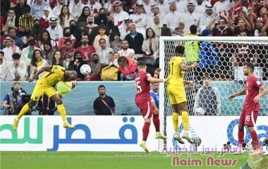كأس العالم، بين قطر والإكوادور على ملعب البيت في الدوحة.  