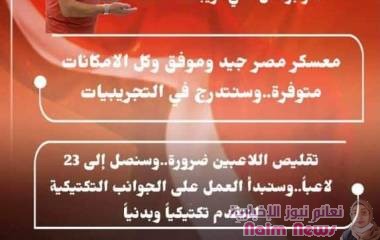 مدرب المنتخب الوطني الأول التشيكي سكوب يتحدث في أول تصريح صحفي :