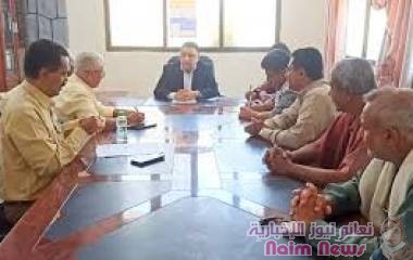 أمين محلي أبين يناقش مع مدير الصندوق الاجتماعي للتنمية فرع عدن خطة تدخلات صندوق التنمية