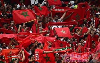 استقبال جماهيري حاشد لمنتخب المغرب بعد إنجاز مونديال قطر 2022