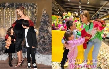 داليدا عياش تستقبل مولودتها الثالثة وهذه أجمل صورها مع أولادها