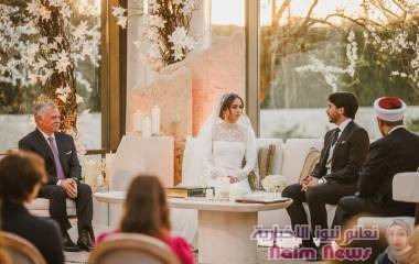 فستان زفاف الأميرة إيمان تصميم كلاسيكي عصري من Dior