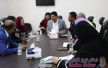 اللجنة الوطنية للتحقيق تعقد لقاءا مع فريق لجنة العقوبات التابع لمجلس الامن