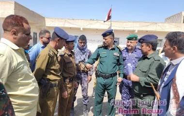 استمراراً للزيارات العيدية نائب مدير عام الشرطة يزور المرافق الامنية بارياف المحافظة