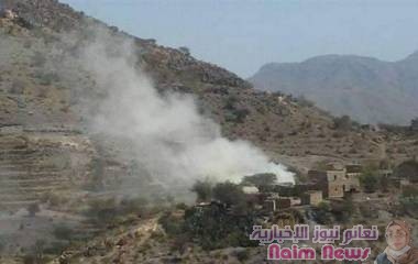 مليشيا الحوتي تستهدف القرى الآهلة بالسكان في تعز