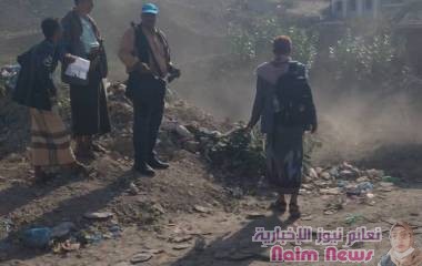 تعز.. تنفيذ المرحلة الثانية من حملة إزالة المخالفات بمديرية التعزية