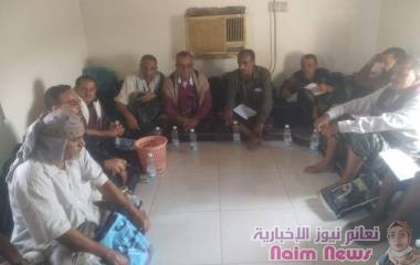 قيادة انتقالي رباعية ردفان تعقد لقاء مشترك مع إدارة وموظفي كهرباء منطقة ردفان .